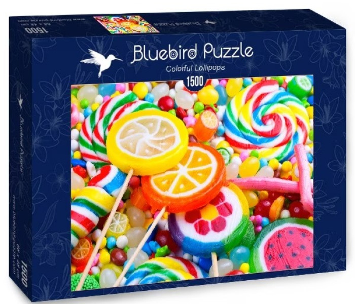 Puzzle - Bluebird - Farebné lízanky