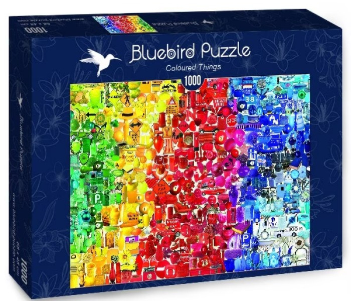 Puzzle - Bluebird - Farebné predmety