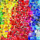 Puzzle - Bluebird - Farebné predmety