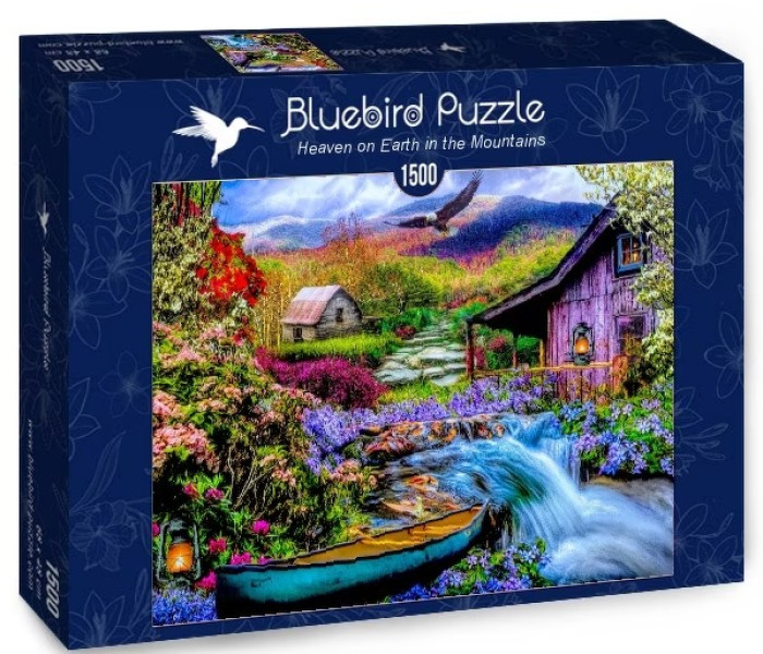 Puzzle - Bluebird - Rai montan pe pământ