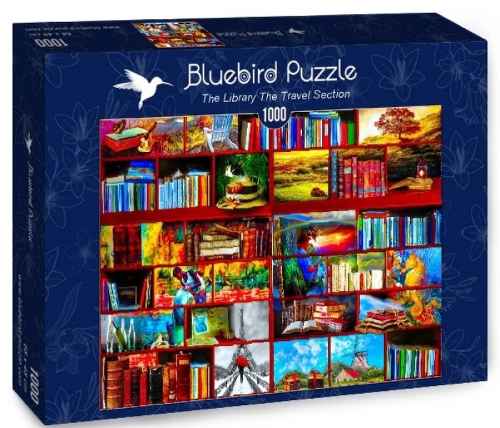 Puzzle - Bluebird - Bibliotecă – secțiunea cărți de călătorie