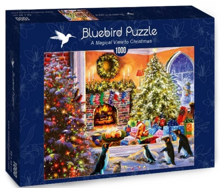 Puzzle - Bluebird - Magický pohľad na Vianoce
