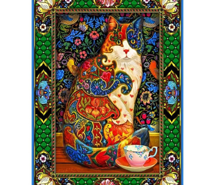 Puzzle - Bluebird - Maľovaná mačka