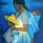 Puzzle - Bluebird - Anya gyerekekkel, 1973