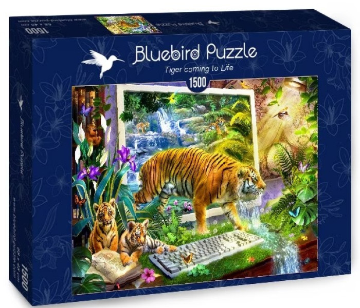 Puzzle - Bluebird - Oživený tiger