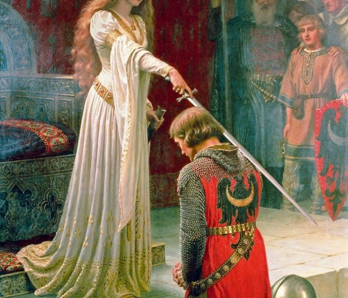 Puzzle - Bluebird - Pasovanie na rytiera, 1901