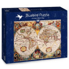 Puzzle - Bluebird - Starobylá mapa sveta