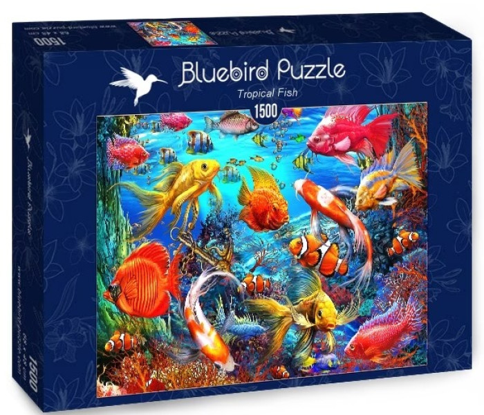 Puzzle - Bluebird - Tropické ryby
