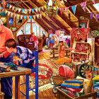 Puzzle - Bluebird - Hranie na podkroví