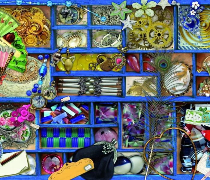 Puzzle - Bluebird - Modrá kolekcia