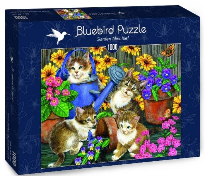 Puzzle - Bluebird - Neplecha na záhrade