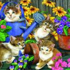 Puzzle - Bluebird - Neplecha na záhrade