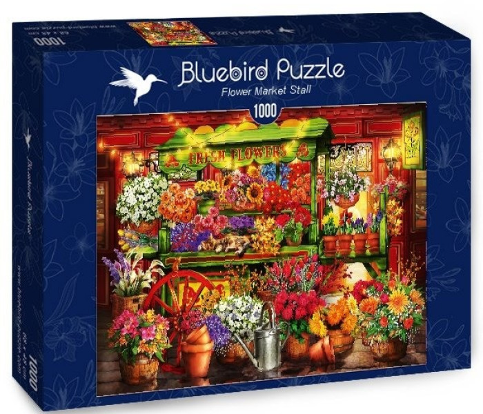 Puzzle - Bluebird - Stánok s kvetinami
