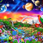 Puzzle - Bluebird - Vesmírny raj