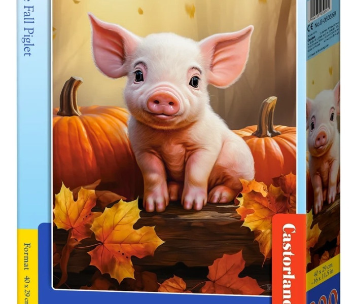 Puzzle - Castorland - Roztomilé jesenné prasiatko