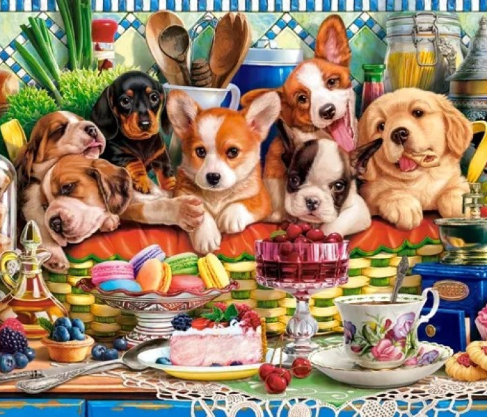 Puzzle - Castorland - Dezert pre šteniatka