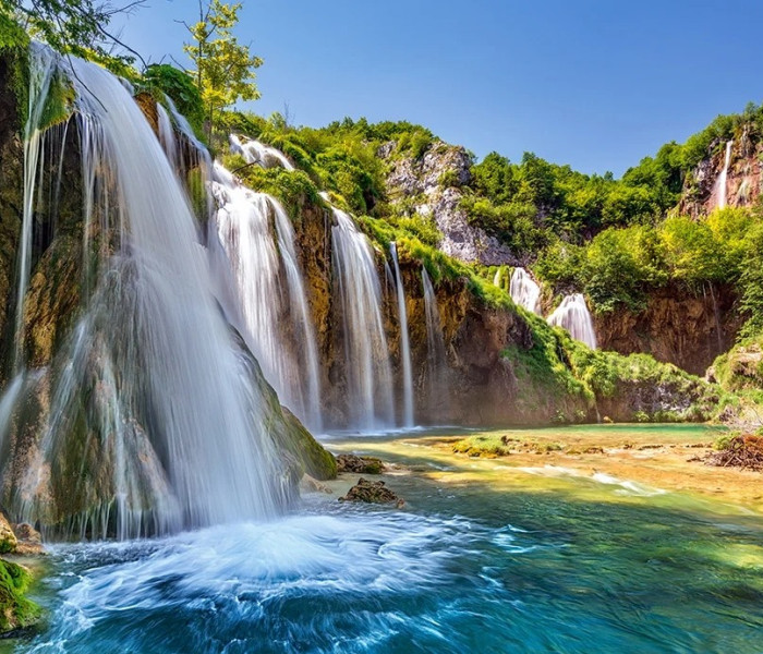 Puzzle - Castorland - Krajina padajúcich jazier