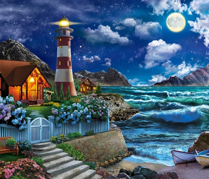 Puzzle - Castorland - Noc námořníků