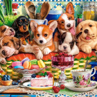 Puzzle - Castorland - Dezert pre šteniatka