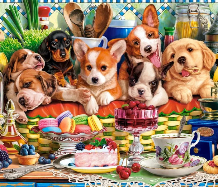 Puzzle - Castorland - Dezert pre šteniatka