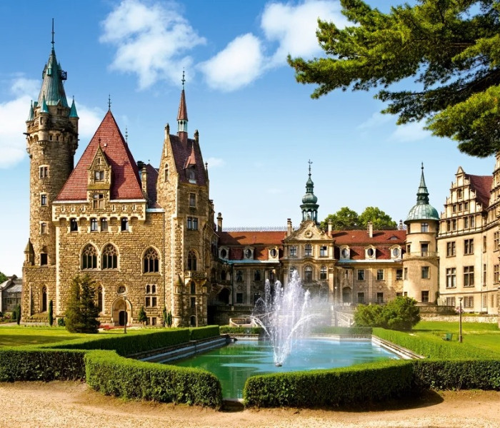 Puzzle - Castorland - Hrad Moszna, Poľsko