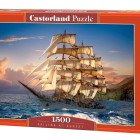 Puzzle - Castorland - Plachtenie pri západe slnka