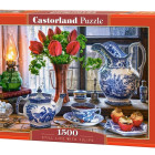 Puzzle - Castorland - Zátišie s tulipánmi