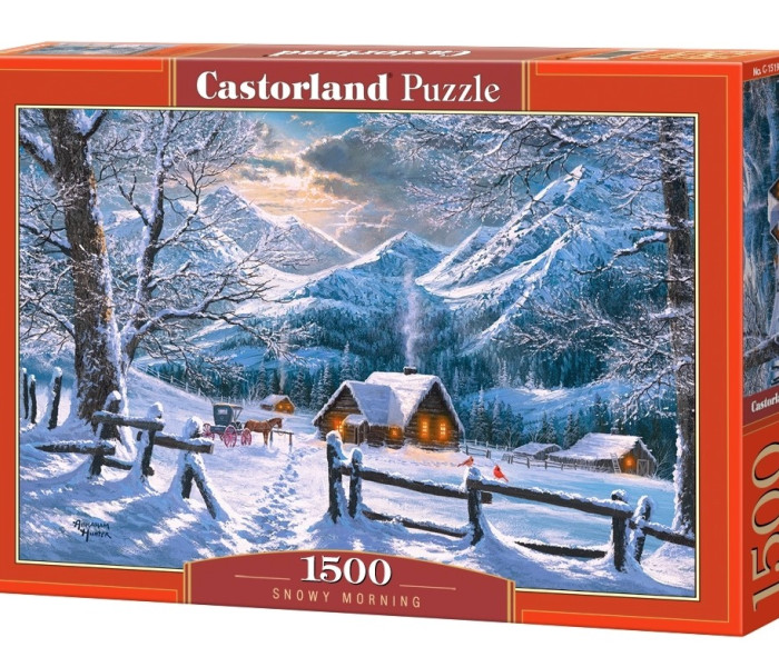 Puzzle - Castorland - Zasnežené ráno