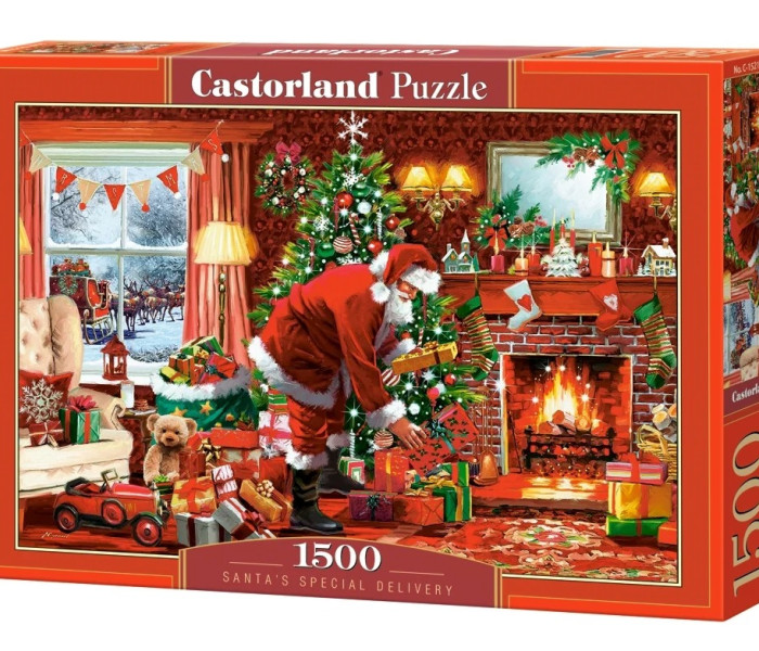 Puzzle - Castorland - Mikulášska špeciálna dodávka