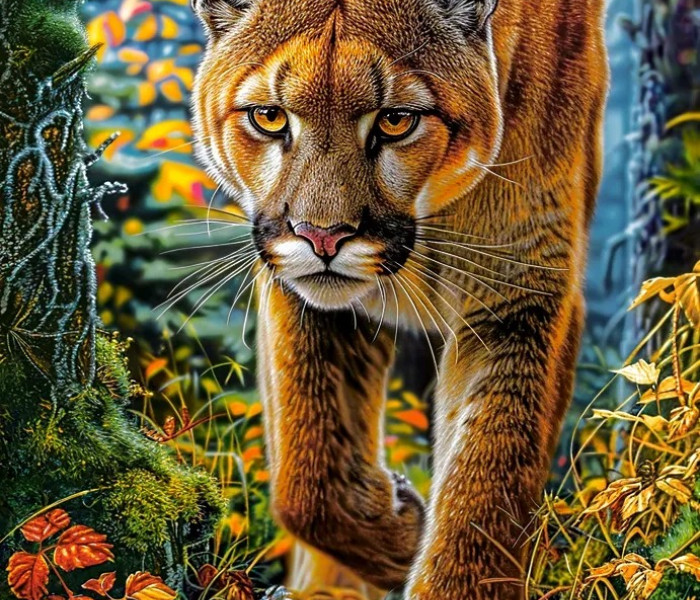 Puzzle - Castorland - Horský Lev V Lese