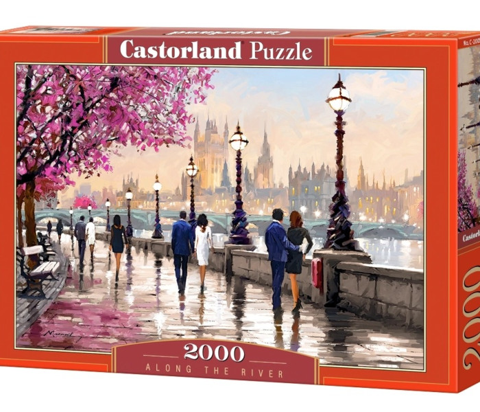 Puzzle - Castorland - Pozdĺž rieky