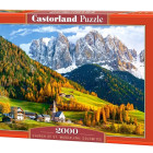 Puzzle - Castorland - Kostol sv. Magdalény, Dolomity