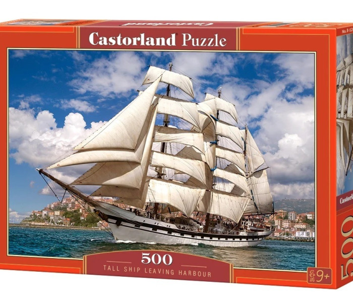 Puzzle - Castorland - Tall Ship opúšťa prístav