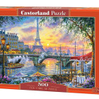Puzzle - Castorland - Čajový čas v Paríži