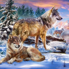 Puzzle - Castorland - Vlčia krajina zázrakov