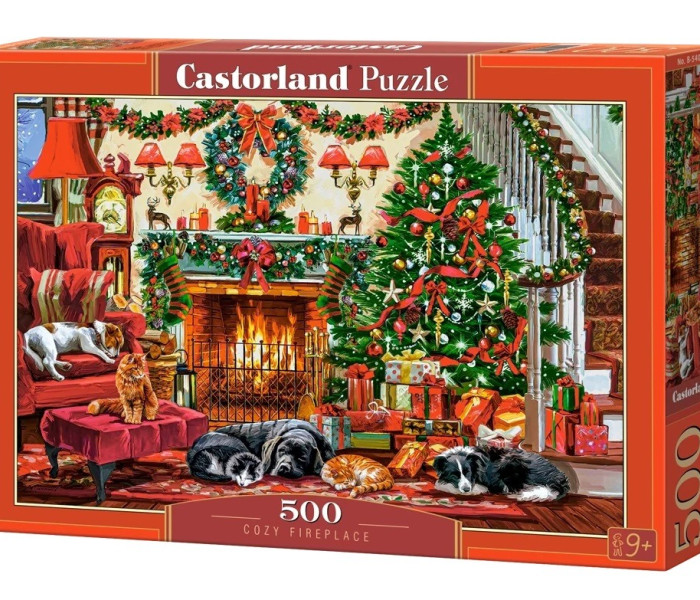 Puzzle - Castorland - Útulný krb