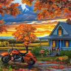 Puzzle - Castorland - Jesenná jazda