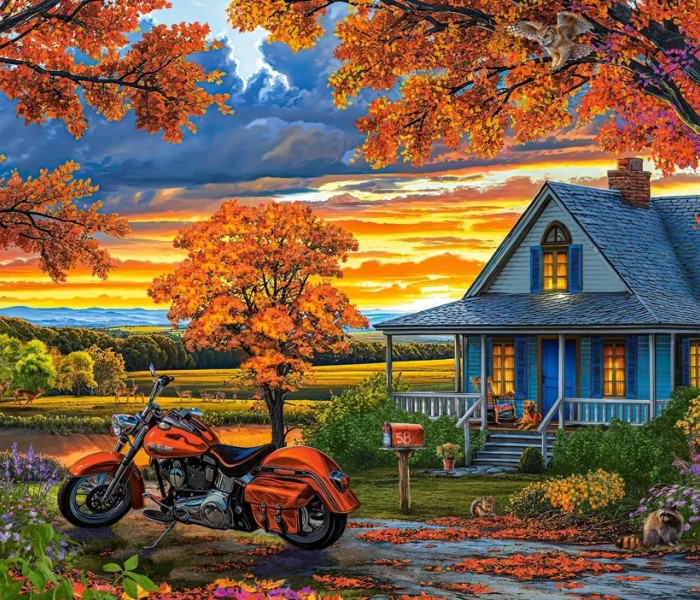 Puzzle - Castorland - Jesenná jazda