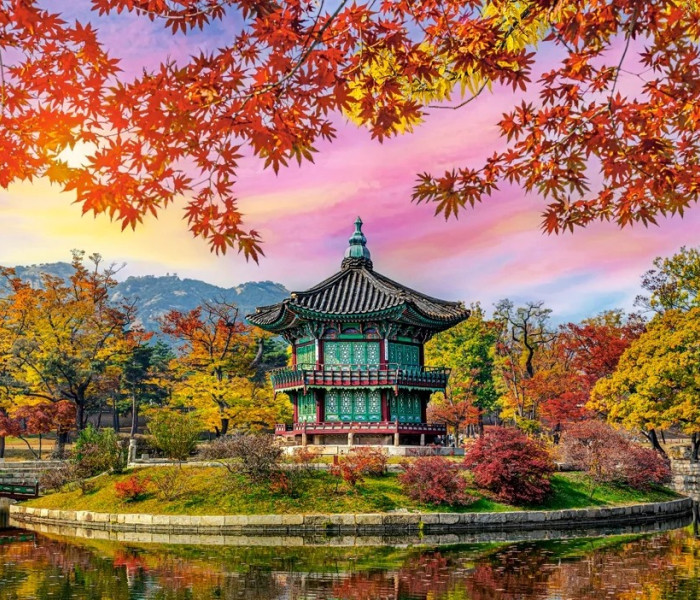 Puzzle - Castorland - Palác Gyeongbokgung, Soul, Južná Kórea