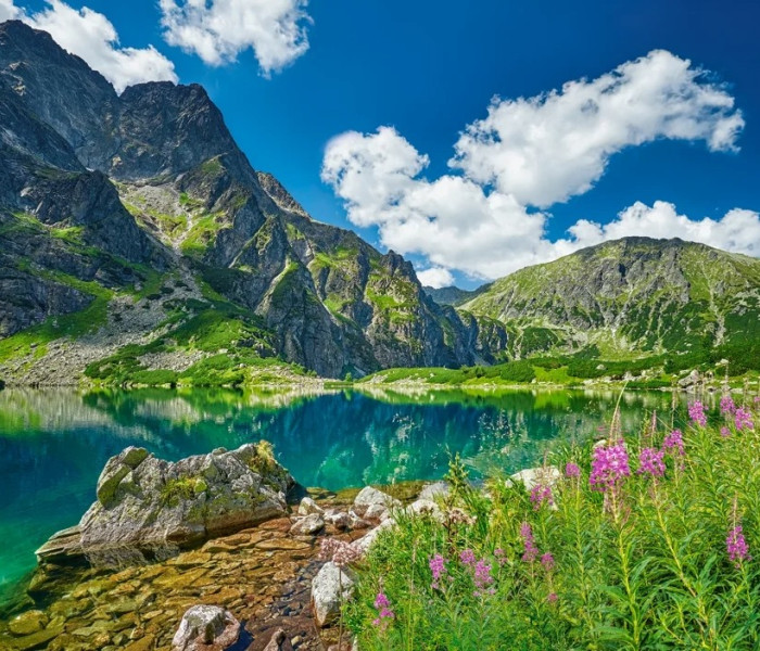 Puzzle - Castorland - Czarny Staw pod Rysami, Tatry, Poľsko