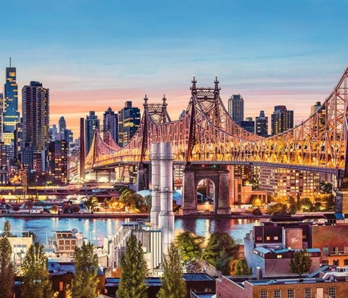 Puzzle - Castorland - Dobrý večer New York