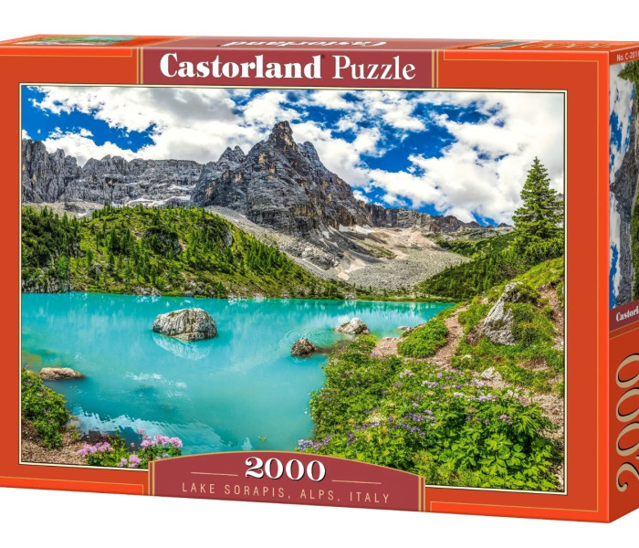 Puzzle - Castorland - Jazero Sorapis, Alpy, Taliansko