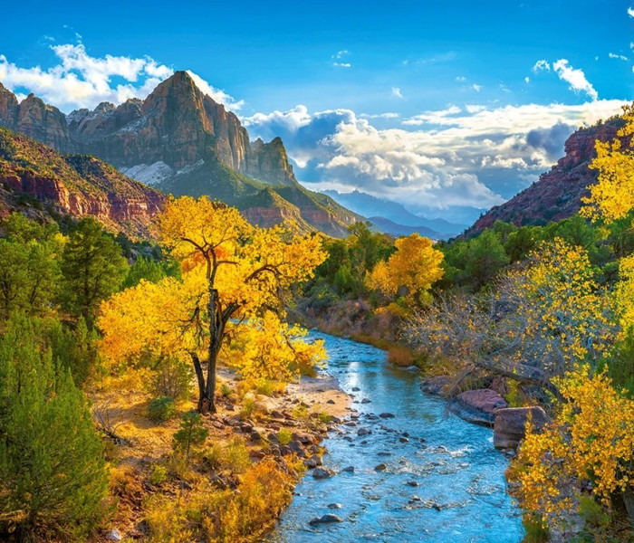 Puzzle - Castorland - Toamnă în Parcul Național Zion, SUA
