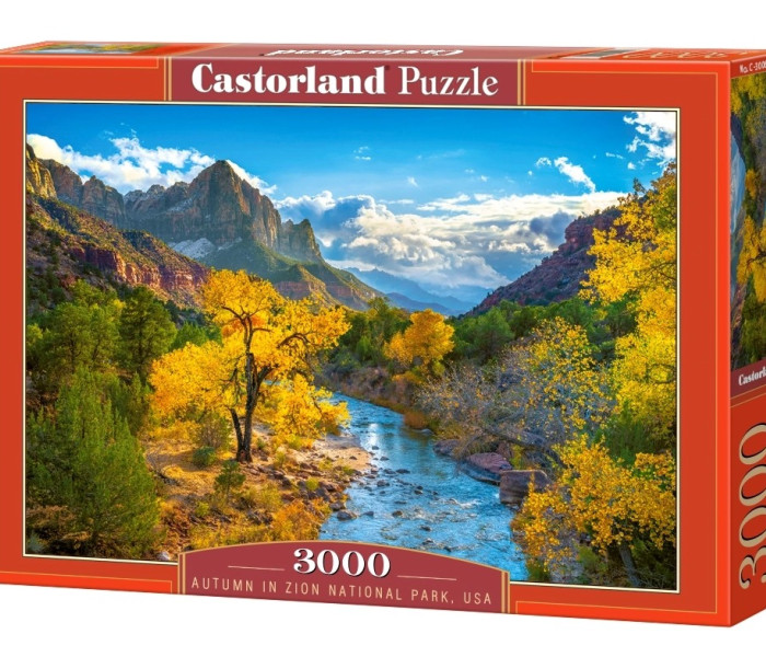 Puzzle - Castorland - Toamnă în Parcul Național Zion, SUA