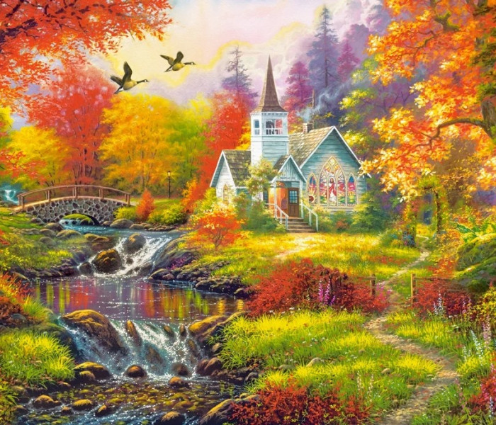 Puzzle - Castorland - Jesenná atmosféra