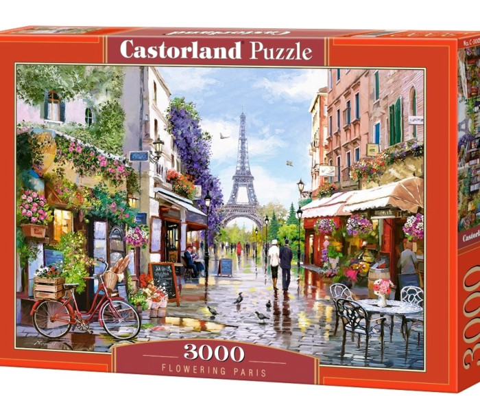 Puzzle - Castorland - Kvitnúci Paríž