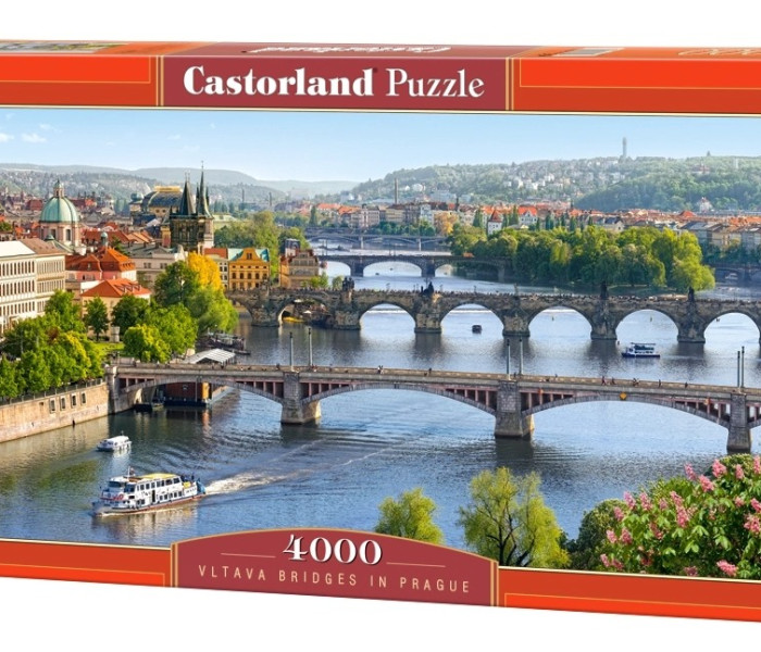 Puzzle - Castorland - Vltavské mosty v Prahe