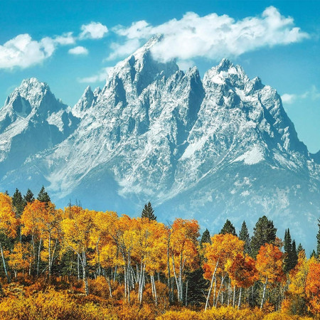 Grand Teton na jeseň