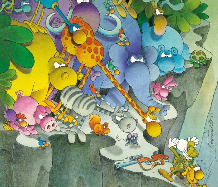 Puzzle - Clementoni - Guillermo Mordillo: Capitulation