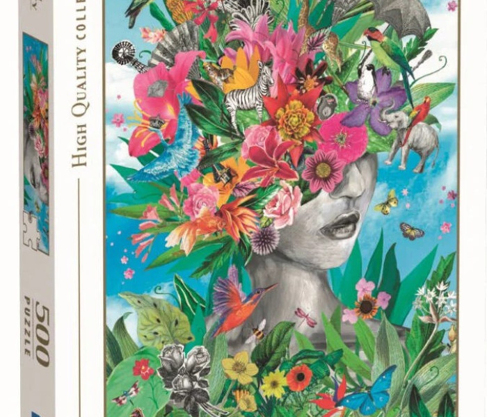 Puzzle - Clementoni - Hlava v džungli